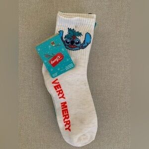 Disney Stitch Christmas Socks 3 Pairs